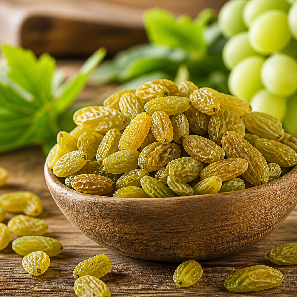 خواص غذایی کشمش پلویی سبز